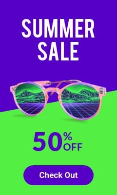 Eyewear Summer Sale Vertical Rectangle