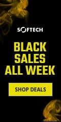 Black Friday Yellow Sales All Week Vertical Banner