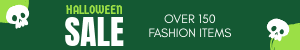 Fashion Items Halloween Sale Mobile Banner