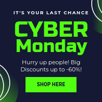 Cyber Monday Big Discounts Last Chance Small Square