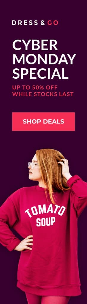 Cyber Monday Special Red Woman Portrait