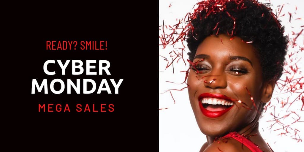 Cyber Monday Take a Smile Shot X Image Post
