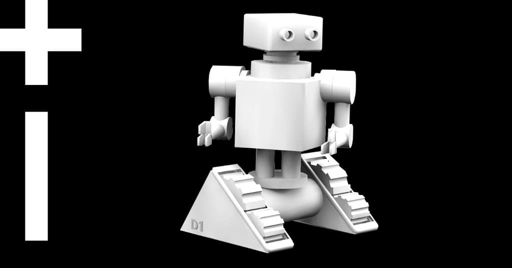 White Lego Robot Software Responsive Landscape Responsive Landscape Art
