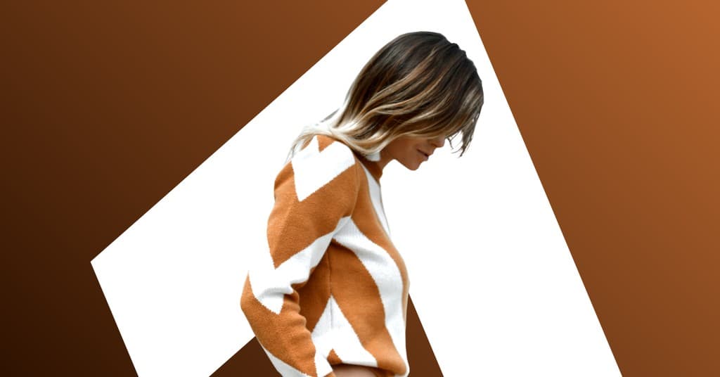 Casual Brown and White Woman Fashion Responsive Landscape Responsive Landscape Art