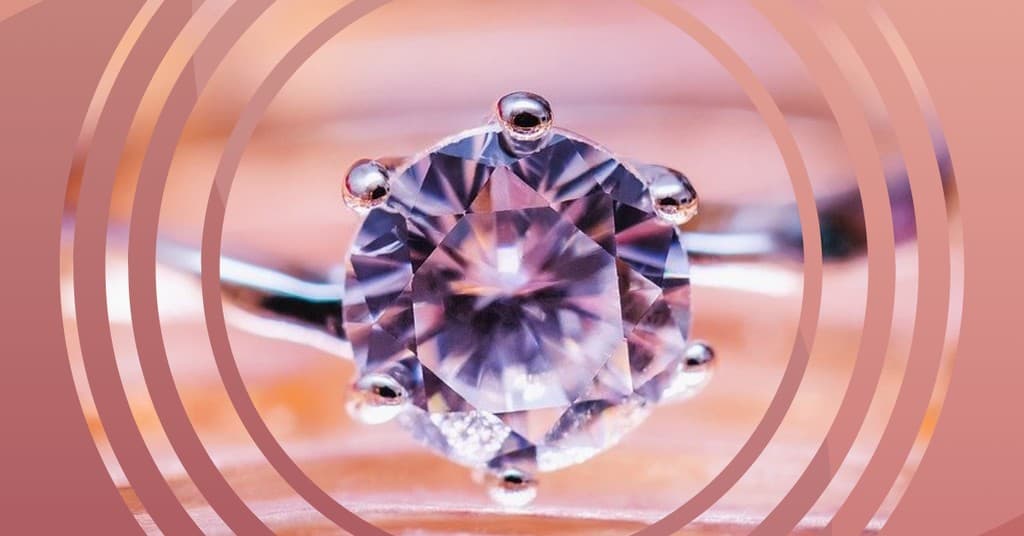 Purple Engagement Ring Jewelry Responsive Landscape Responsive Landscape Art