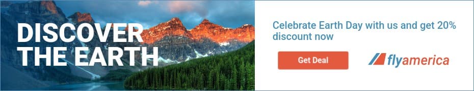 Travel and Discover Earth Day Top Banner