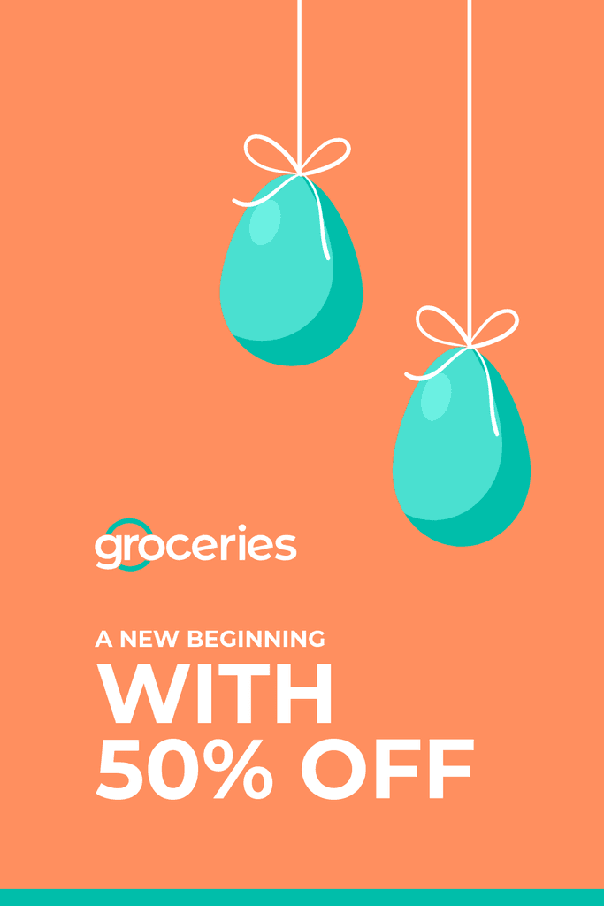 New Beginning with Easter Promo Pinterest Pin Tall