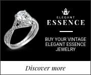 Vintage Diamond Ring Jewelry Small Rectangle