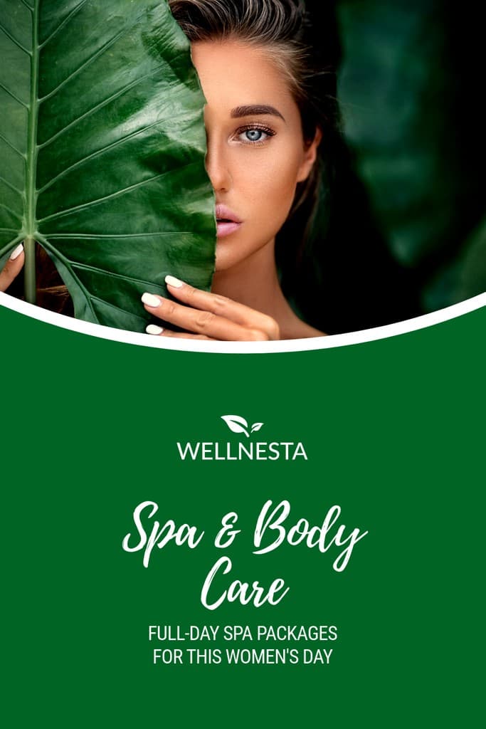 Women's Day Spa and Body Care Pinterest Pin Tall