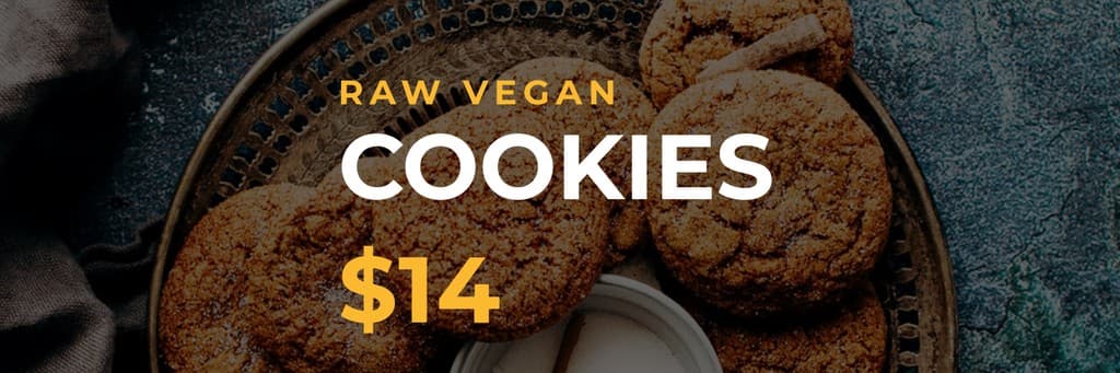 Raw Vegan Cookies X Header