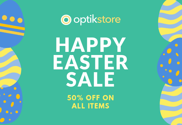 Happy Easter Sale Colored Eggs Netboard