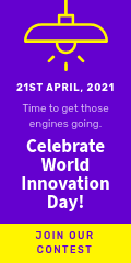 World Innovation Day Event Vertical Banner