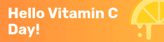 Daily Intake on Vitamin C Day Half Banner