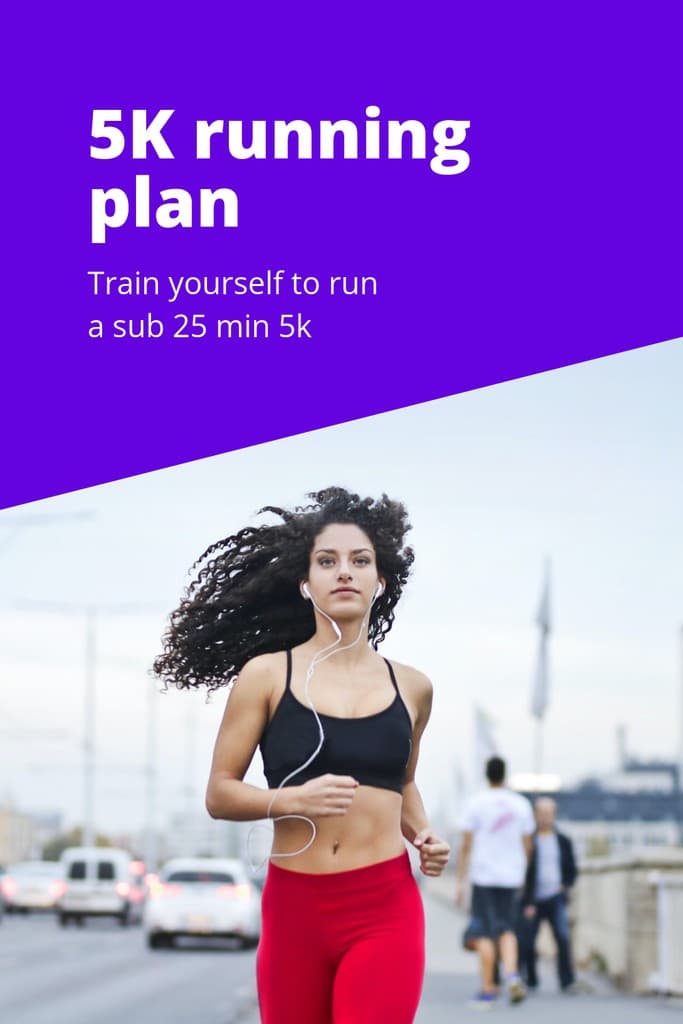 5k Running Plan Pinterest Pin Tall