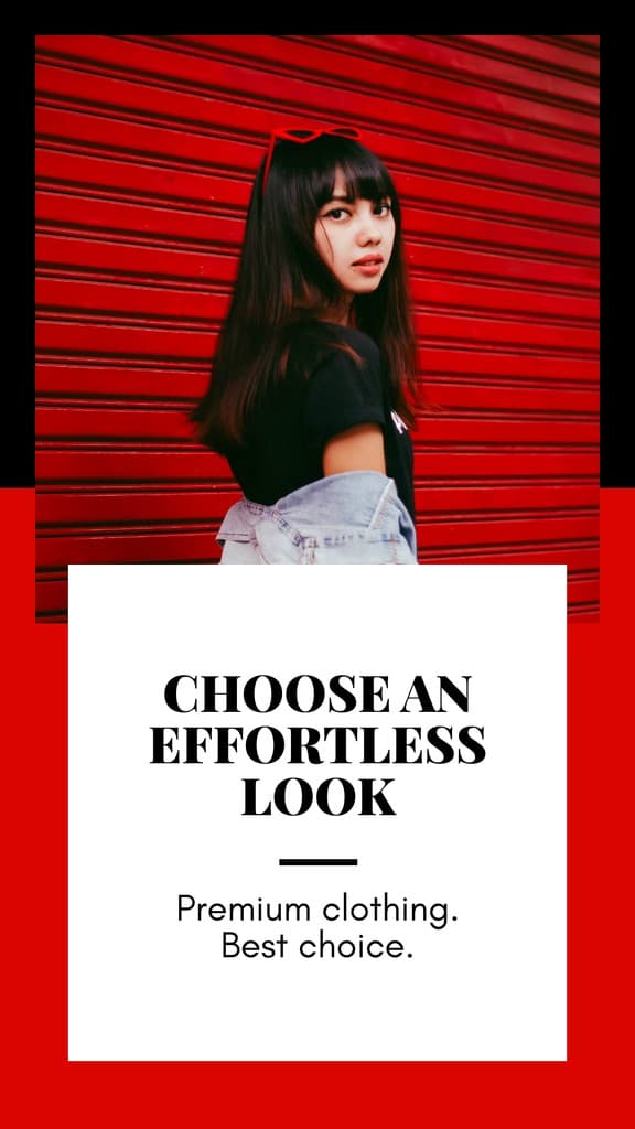 Effortless Look with Premium Clothing 