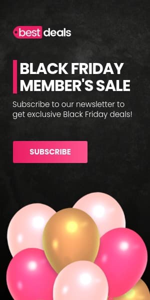 Black Friday Members Sale Half Page
