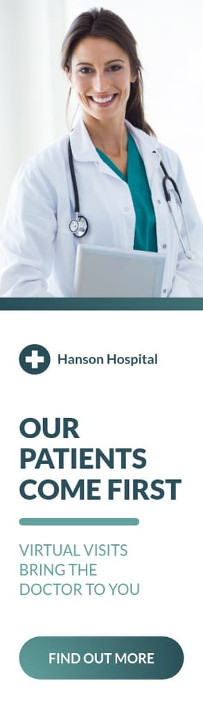 Hospital and Virtual Medical Care Portrait