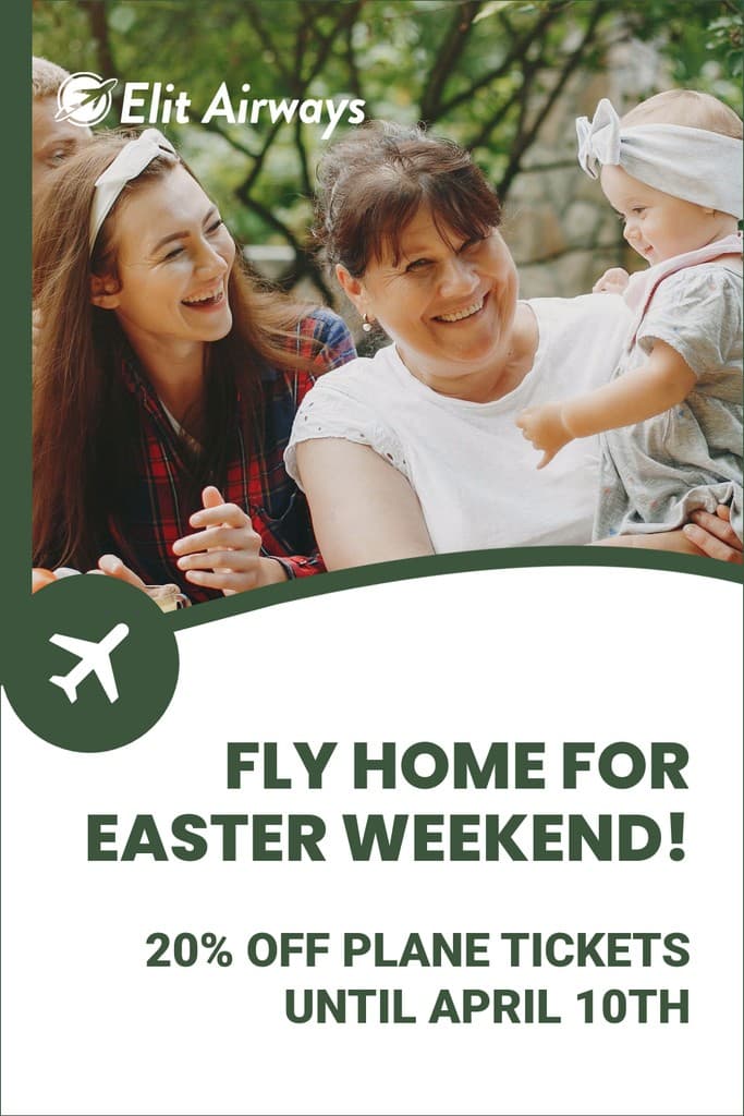 Fly Home for Easter Weekend