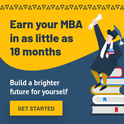 Earn your MBA Degree Square