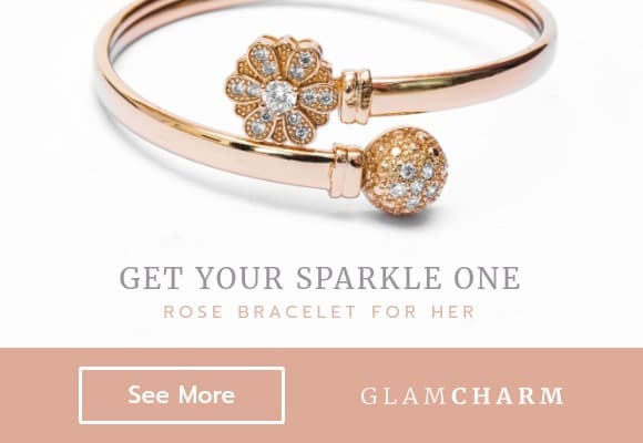 Sparkle One Rose Bracelet Netboard