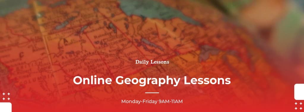 Online Geography Lessons Video Facebook Video Cover