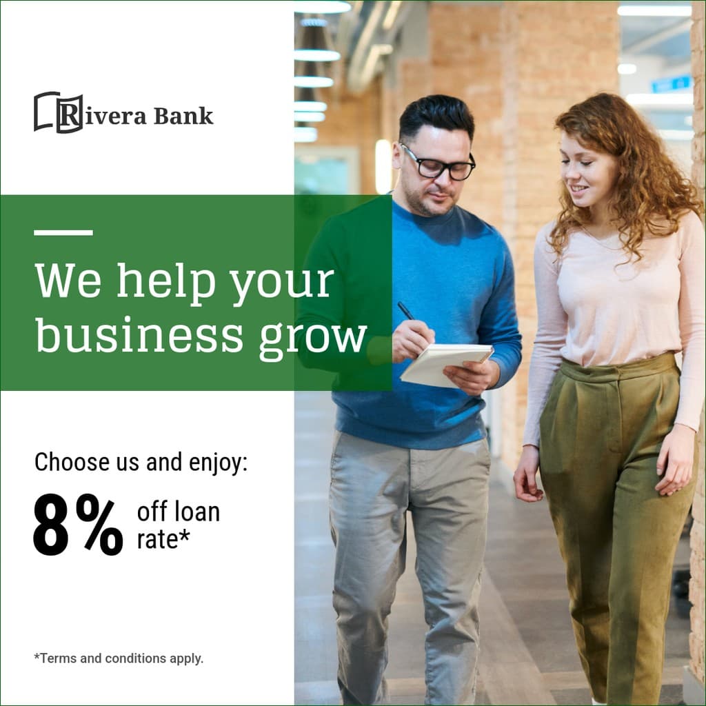 Rivera Bank Help Your Business Grow Animated Instagram Post