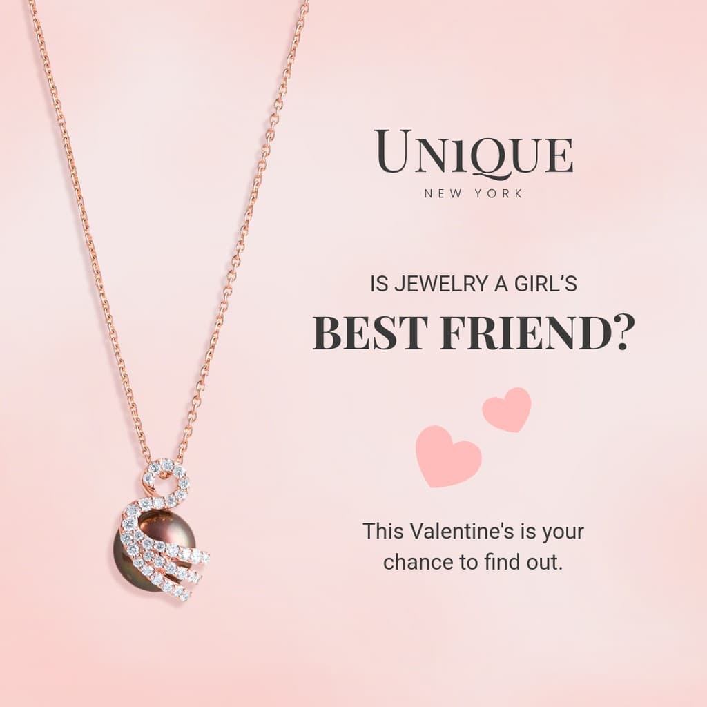 Jewelry Best Friend on Valentine's Day Instagram Post