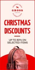 Fashion Bag Christmas Discounts Vertical Banner