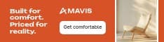 Built for Comfort Mavis Furniture Animated Half Banner