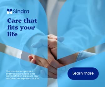 Care that Fits Your Life Sindra Animated Large Rectangle