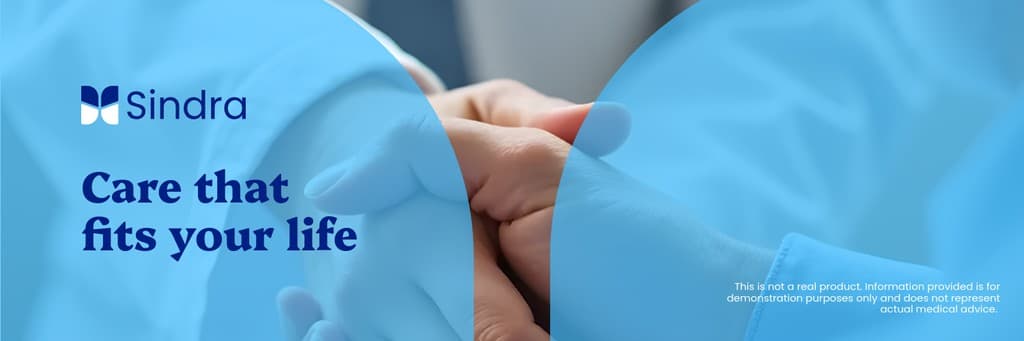 Care that Fits Your Life Sindra Animated X Header