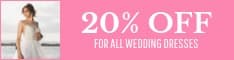 Discount on All Wedding Dresses Half Banner