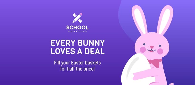 Every Bunny Loves Easter Deal Facebook Cover
