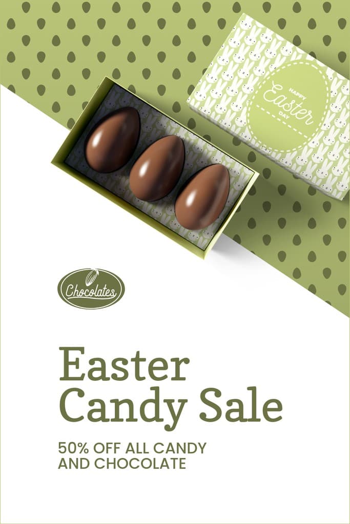 Green Easter Candy Sale Pinterest Pin Tall
