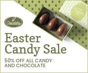 Green Easter Candy Sale Small Rectangle