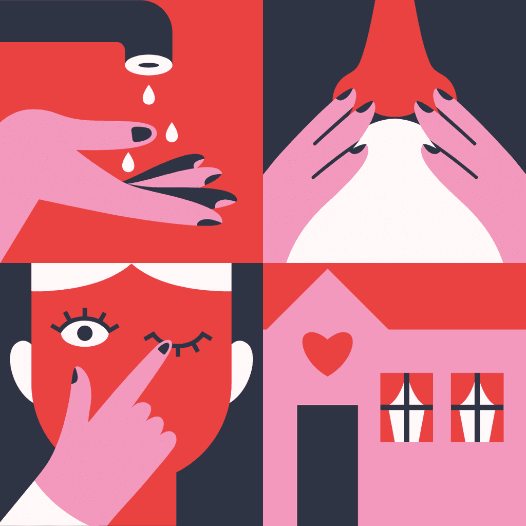 Safety Measures Health Responsive Square Responsive Square Art