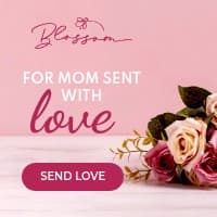 Sent with Love Mother's Day Flowers Small Square