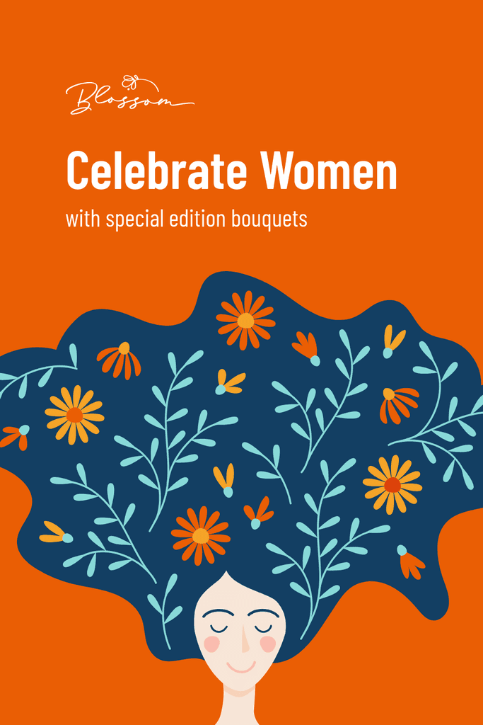 Flower Shop Celebrate Women's Day Pinterest Pin Tall
