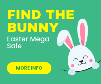 Find the Bunny Easter Mega Sale Large Rectangle