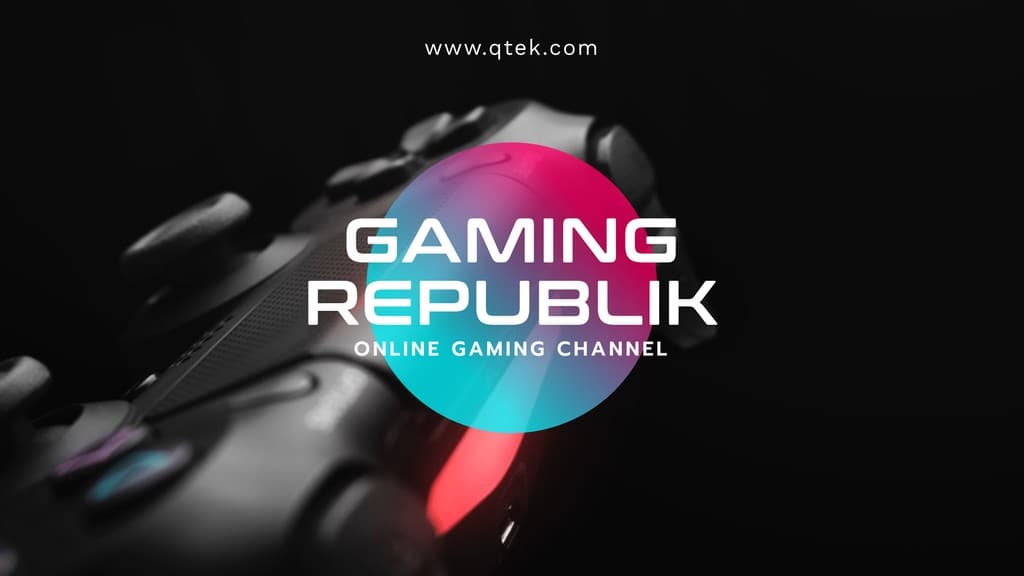 Gaming Republik 2560x1440 YouTube Channel Banner