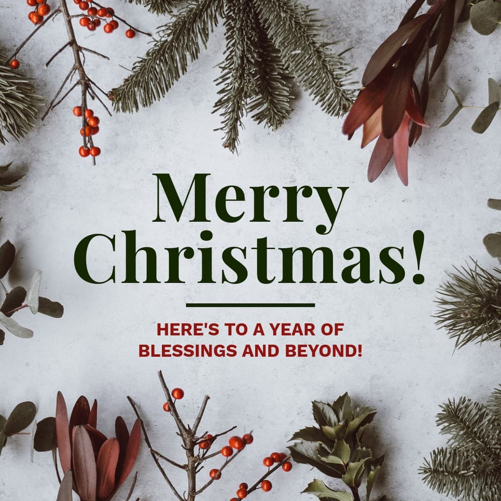 Christmas Blessings and Beyond