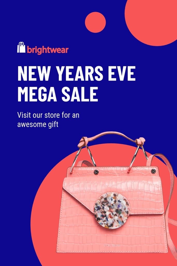 New Year Mega Sale with Awesome Gift Pinterest Pin Tall