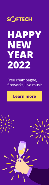 New Year 2022 Party Invitation Wide Skyscraper