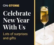 Celebrate New Year with Us Small Rectangle