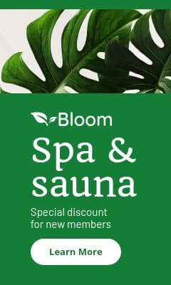 Spa & Sauna Special New Member Discount Vertical Rectangle