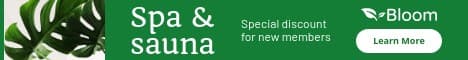Spa & Sauna Special New Member Discount Main Banner