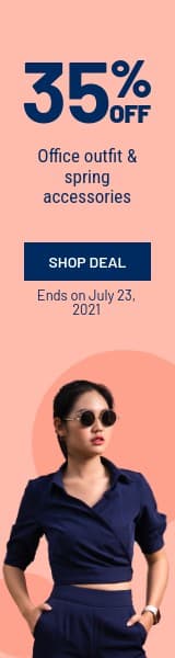 Office Outfit and Spring Accessories Deal Wide Skyscraper