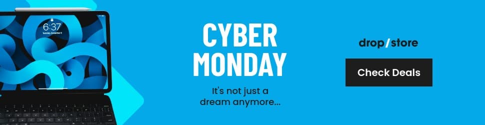 Cyber Monday Blue Laptop Dream Billboard