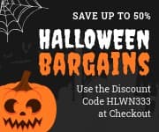 Halloween Bargains Cemetery Pumpkin Small Rectangle