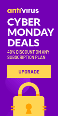 Cyber Monday Antivirus Subscription Deals Vertical Banner